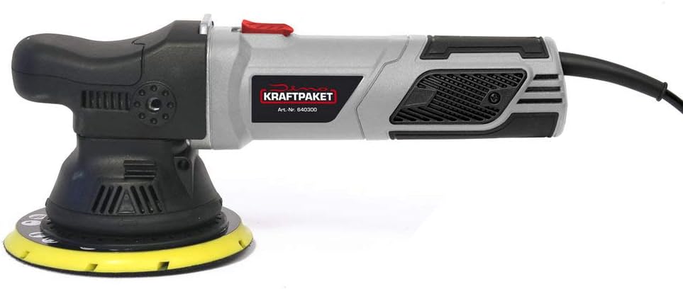 Thumbnail 1 de Dino KRAFTPAKET 640301 Exzenter-Poliermaschine 15 mm Hub, 900 W, XXL-Set mit 125/150 mm Stützteller und Polierpads