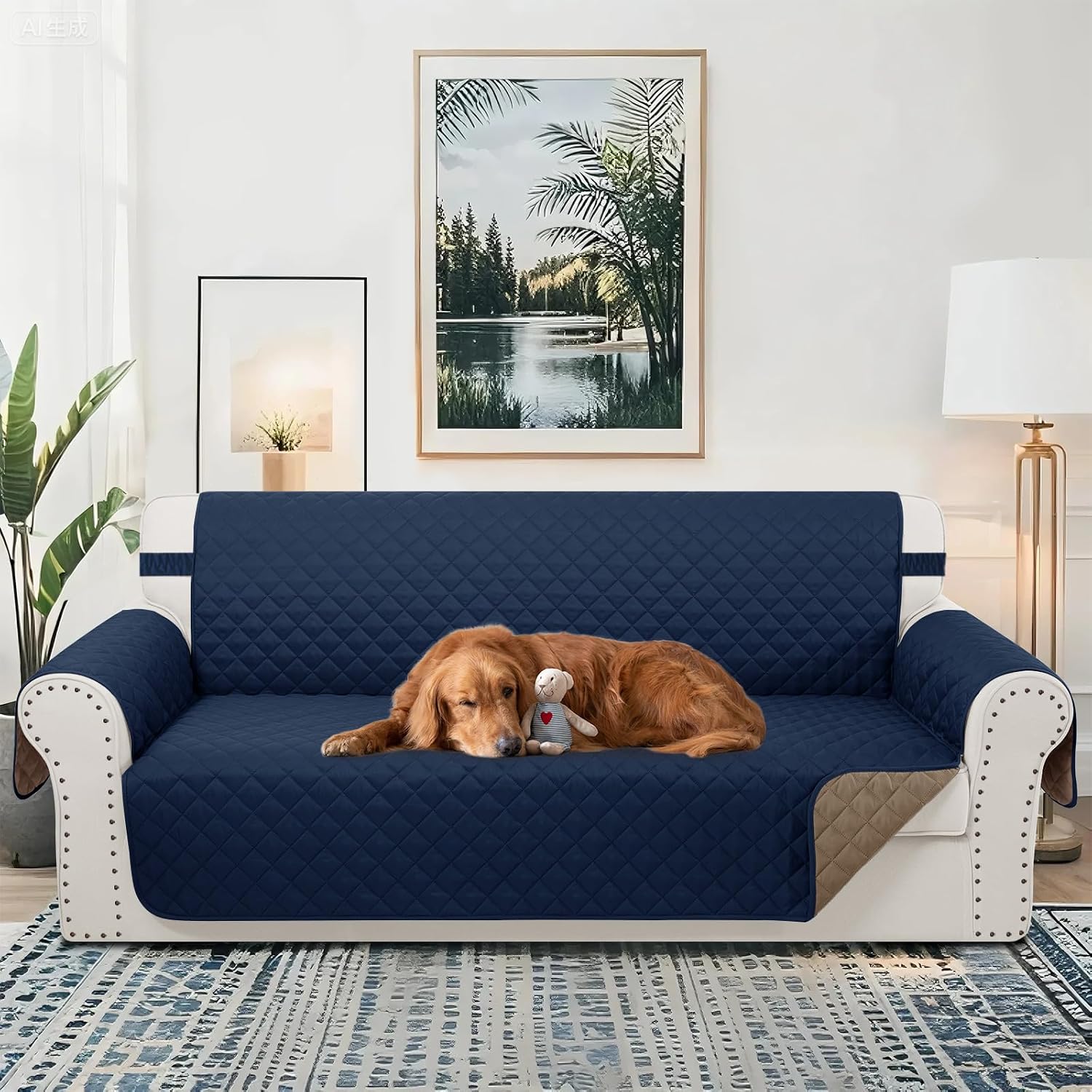 Detalle 2 de Luxshare Home Reversible Sofa Cover 78 in ๐
