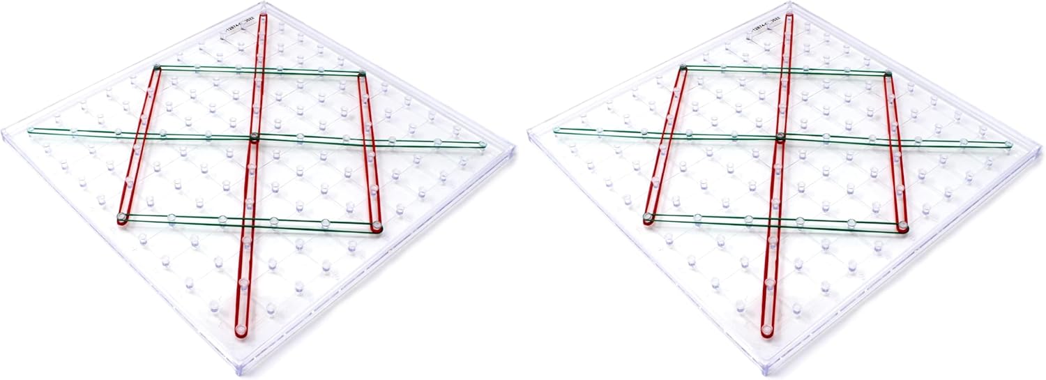 Detalle de Learning Resources Geopiano Trasparente con Elastici: Geometria giocosa per 5+
