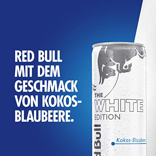 Detalle de Red Bull Energy Drink White Edition Kokos-Blaubeere – 24 × 250 ml Dosen