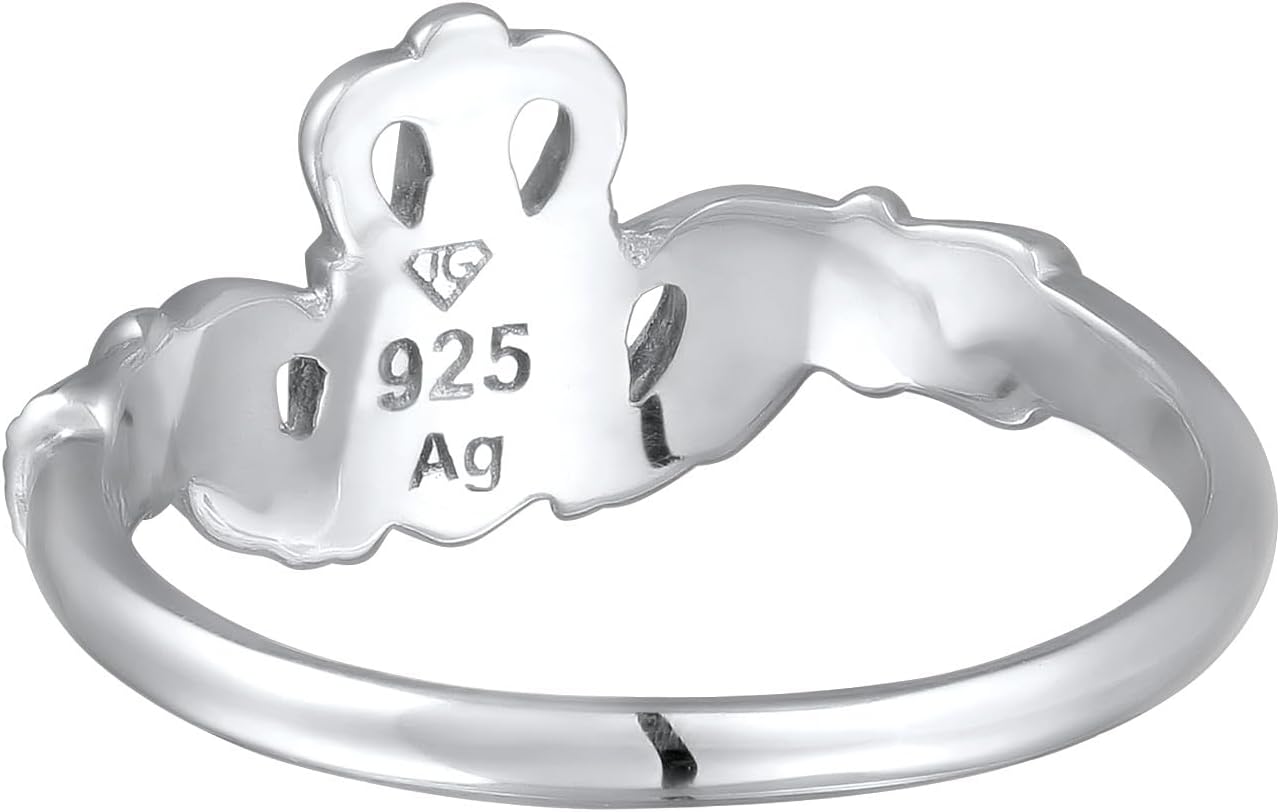 Thumbnail 3 de Elli Ring Herz Claddagh 925 Silber