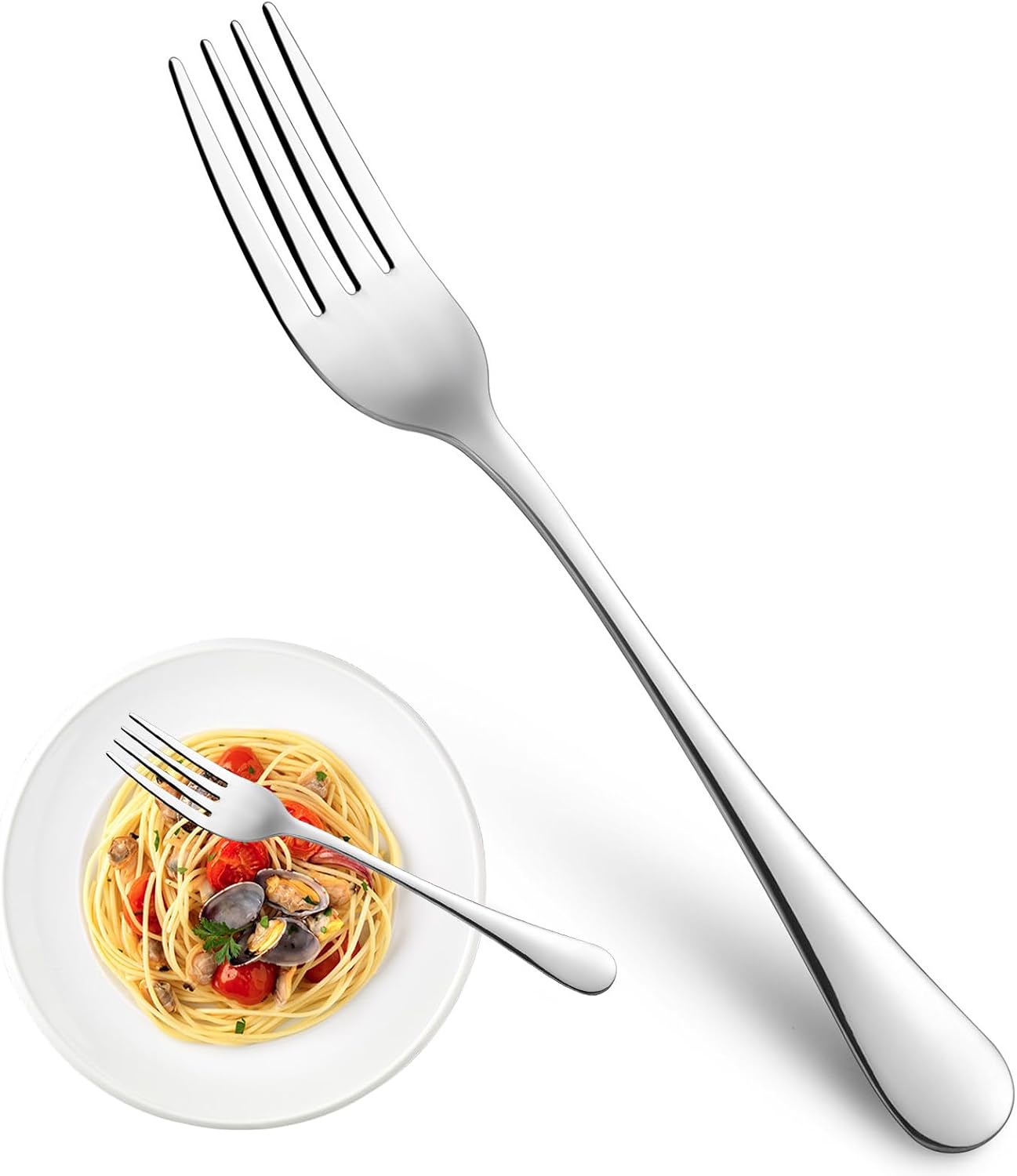 Detalle de MUTNITT Dinner Forks, 8-Inch