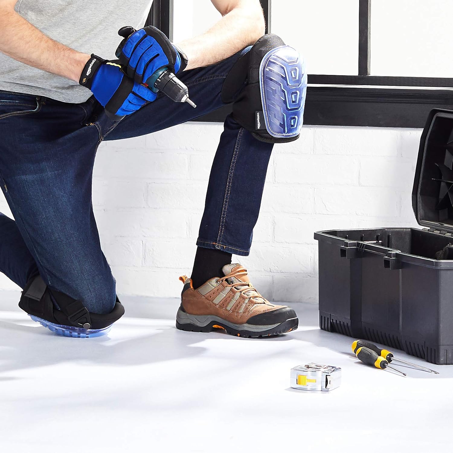 Thumbnail 5 de Amazon Basics Ginocchiere professionali 1 paio 🛠️