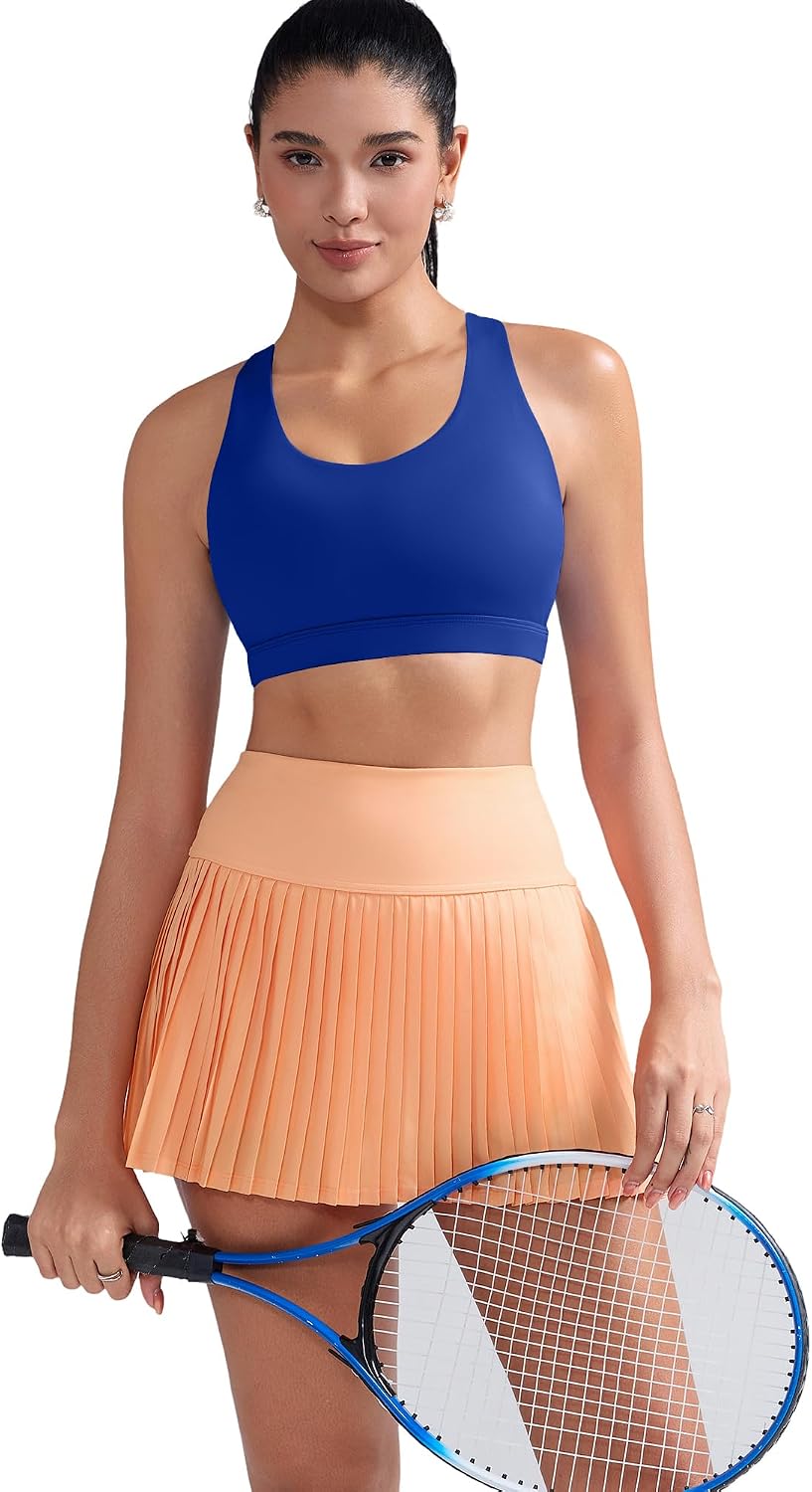 Thumbnail 2 de RUNNING GIRL Women’s Padded Strappy Sports Bra with Criss-Cross Back and Removable Cups