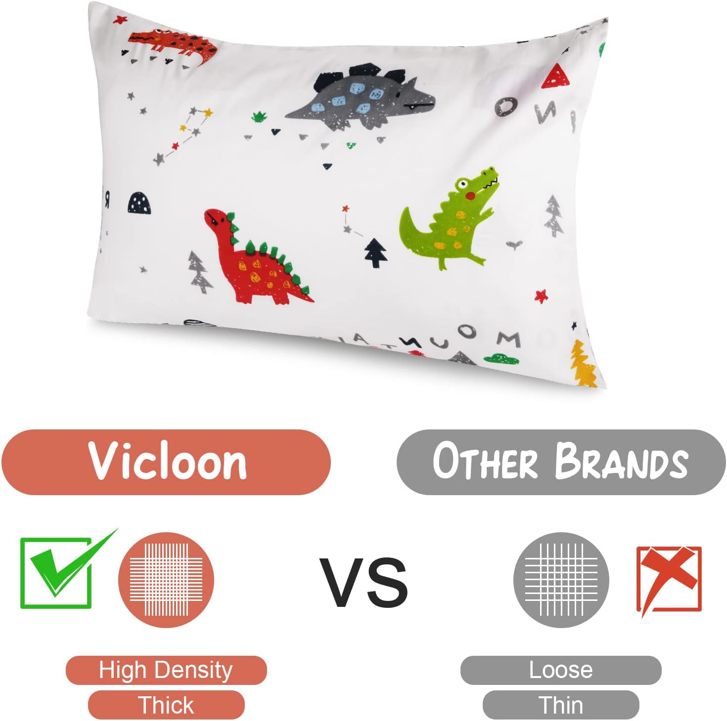 Thumbnail 4 de Vicloon Funda de Almohada 40 x 60 cm