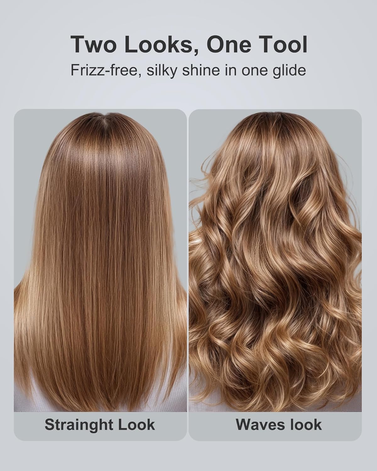 Detalle 2 de ANNLARY 1 Inch Hair Straightener & Curling Iron (2-in-1)