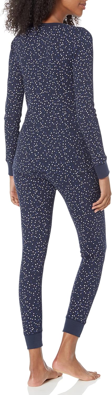 Thumbnail 1 de Amazon Essentials Women's Slim-Fit Cotton Waffle Knit Long-Sleeve Thermal Pajama Set