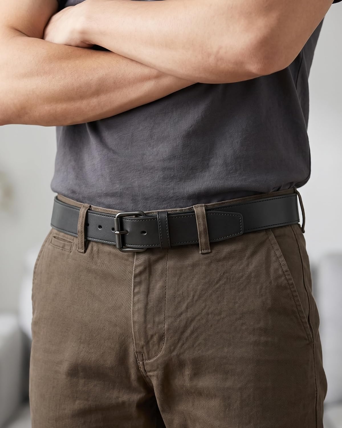 Detalle de CHAOREN Men's Leather Belt