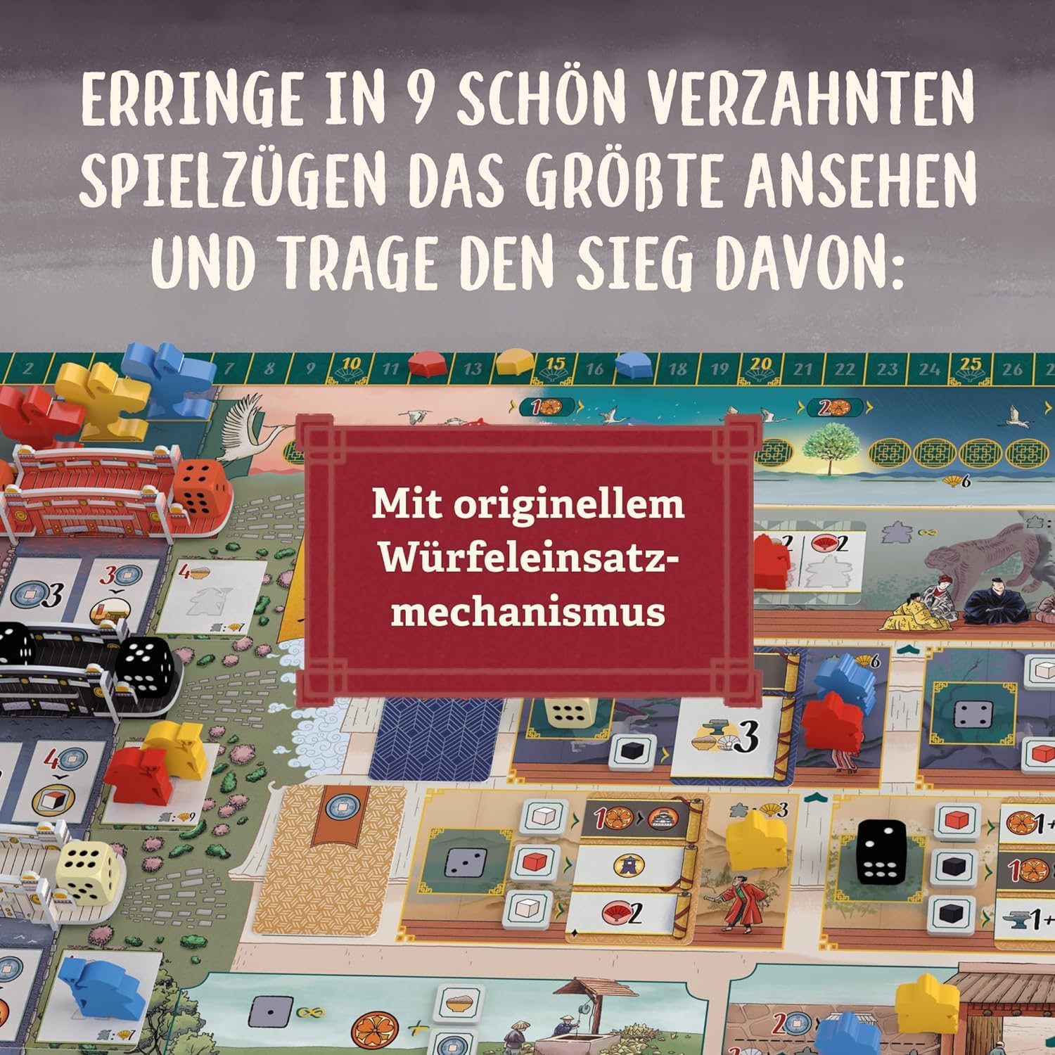 Thumbnail 4 de KOSMOS 683948 „Die weiße Burg“ – Strategiespiel mit besonderem Würfel-Mechanismus (1–4 Spieler, ab 12 Jahren)