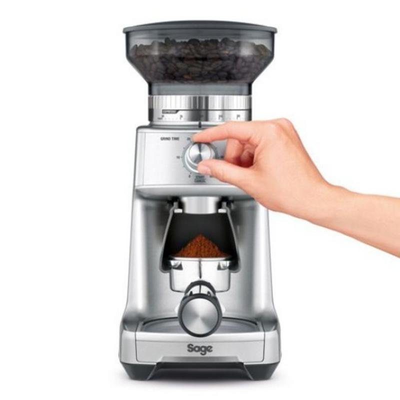 Detalle 2 de Molinillo de café Sage Dose Control Pro acero inoxidable, 340 g y 60 ajustes