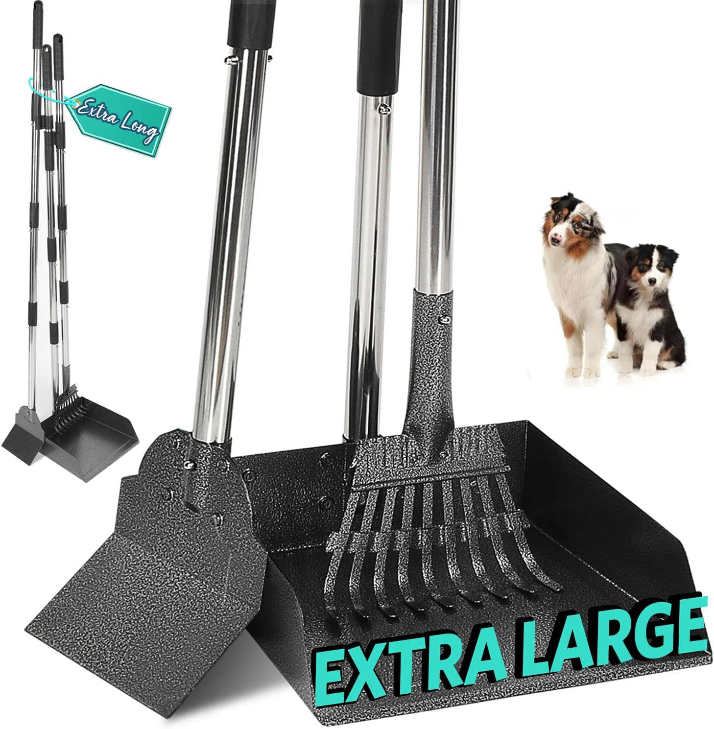 Thumbnail 6 de Bamda Pooper Scooper with Extra Long Adjustable Handle and Large Tray for Dogs of All Sizes