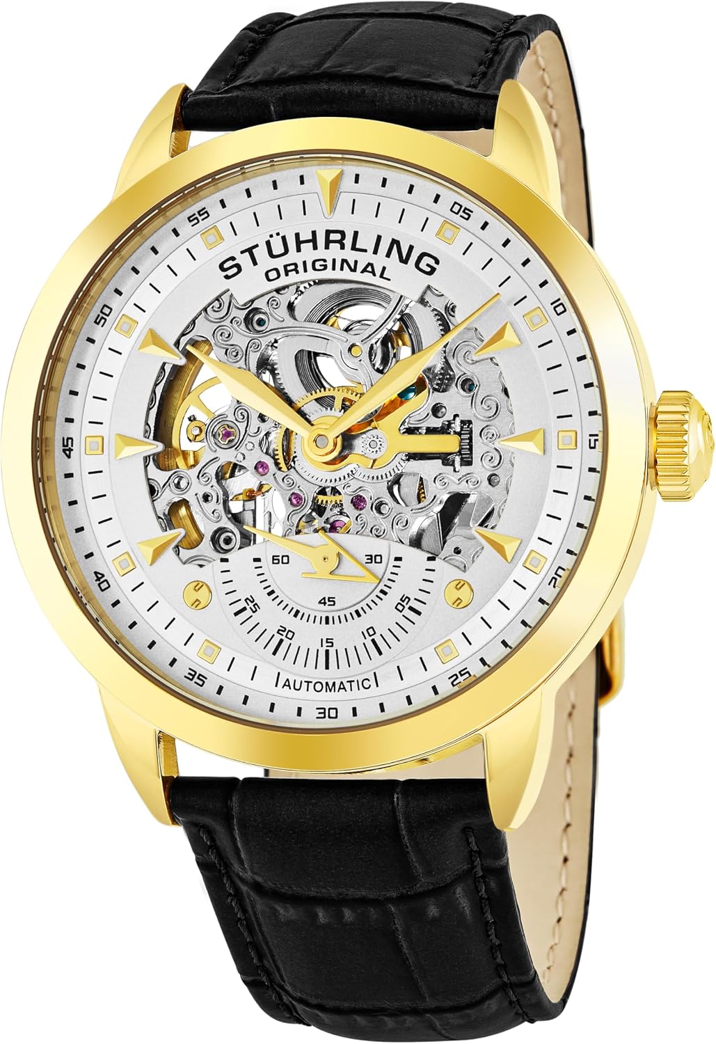 Detalle de Stuhrling Original Skeleton Automatic Dress Watch