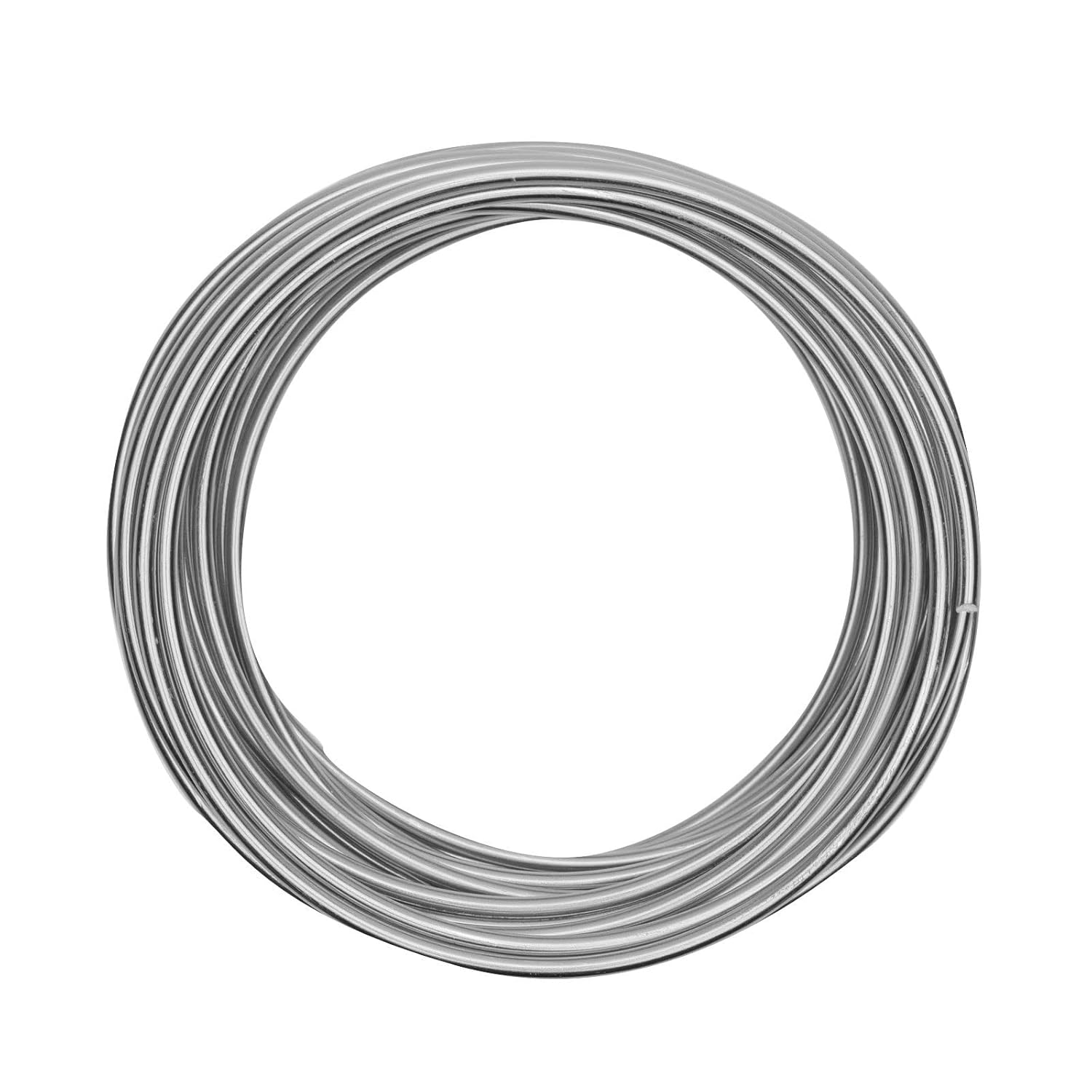Detalle de Vaessen Creative Fil Aluminium 10 m × 4 mm – Fil Métallique Silver (Argenté)