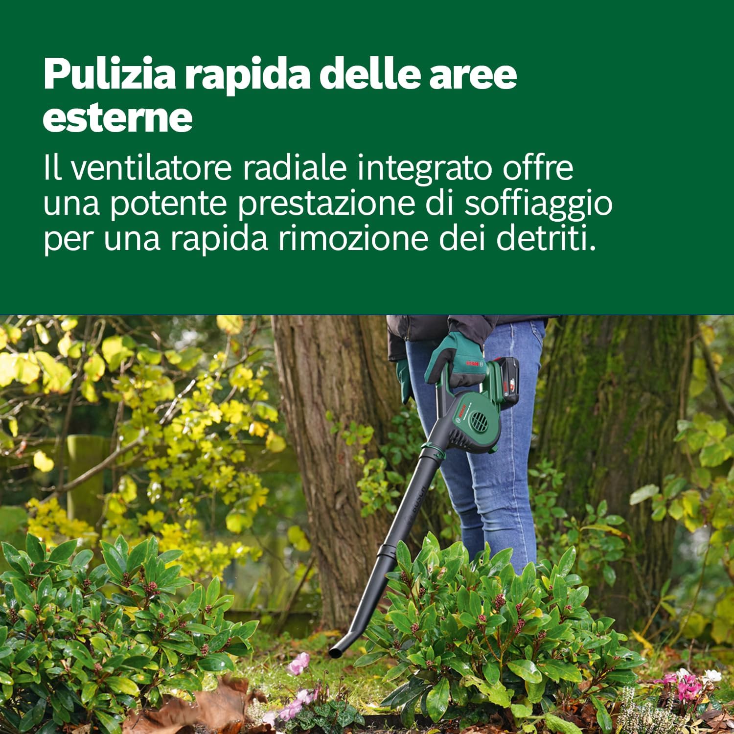 Thumbnail 4 de Bosch UniversalLeafBlower 18V-130 soffiatore da giardino a batteria Universal 18V (senza batteria)