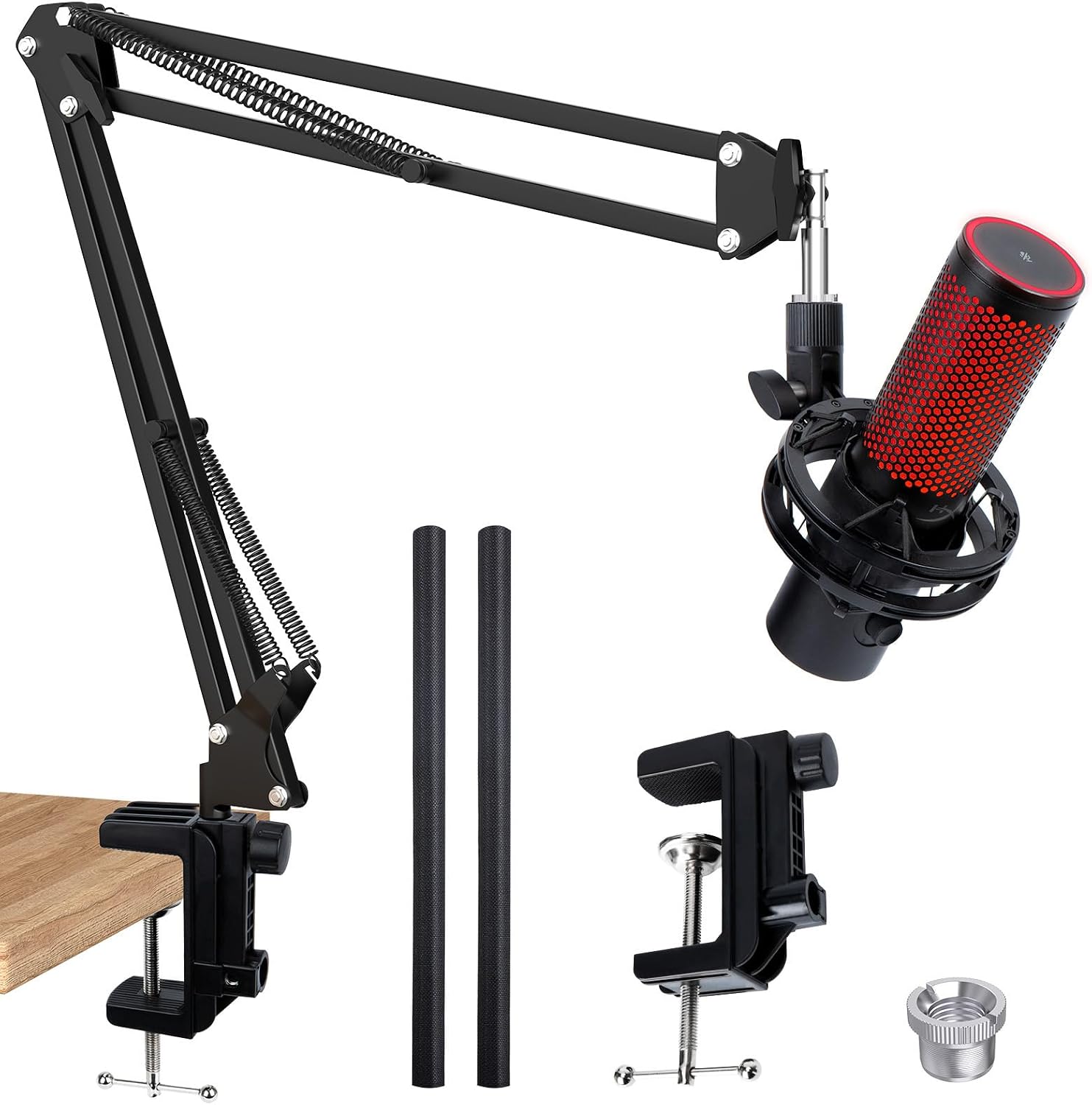 Detalle de SUNMON Mic Arm Boom Arm for HyperX QuadCast 2 with Cable Ties