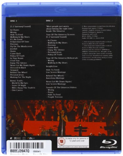 Detalle 2 de Tour Of The Universe: Barcelona 20/21:11:09 (Blu-ray) — Depeche Mode, Sony Music