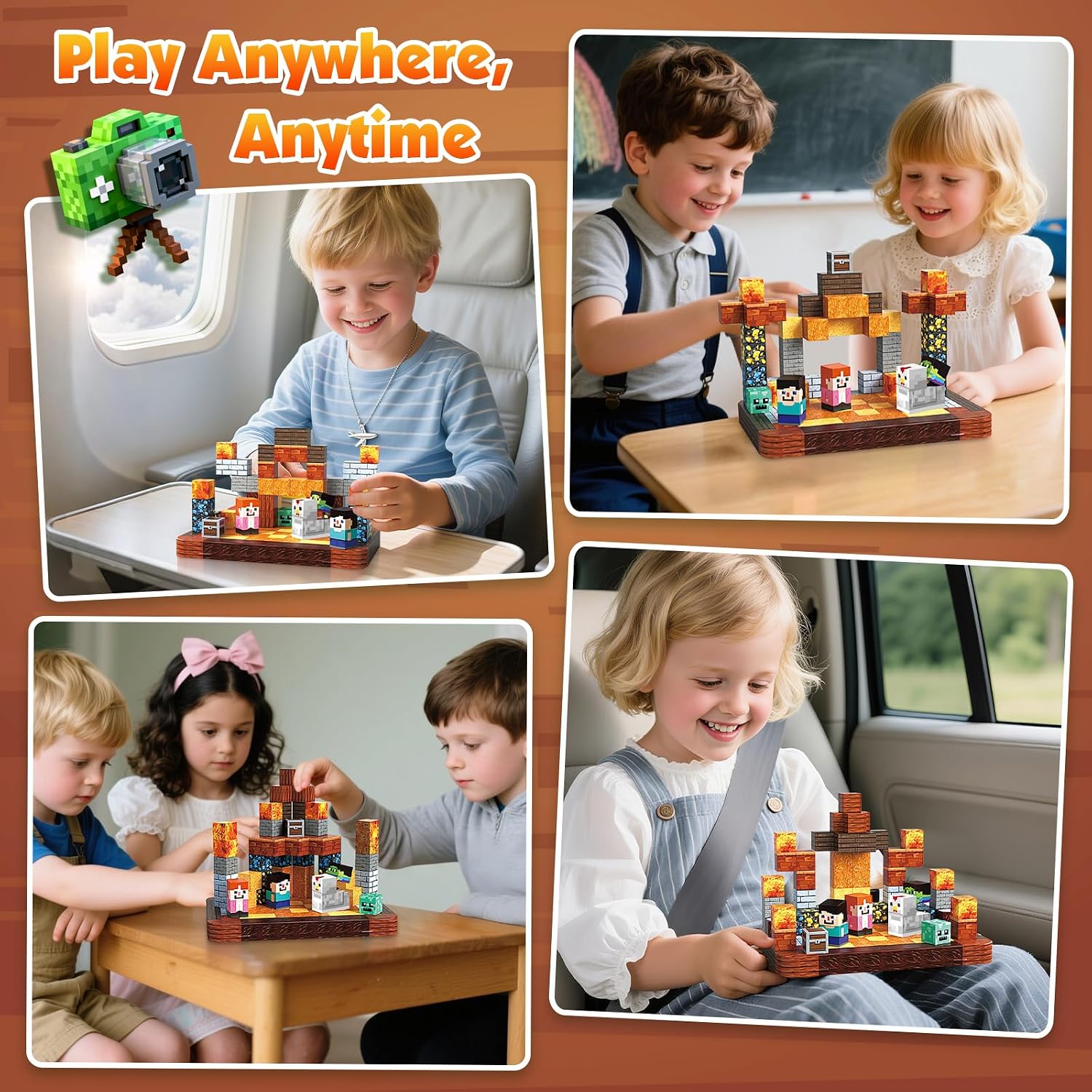 Thumbnail 5 de Magnetic Blocks 60PCS Travel Set