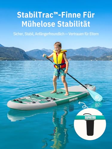 Detalle de Niphean Stand Up Paddling Board mit Sitz – KIND SUP-Set mit komplettem Zubehör
