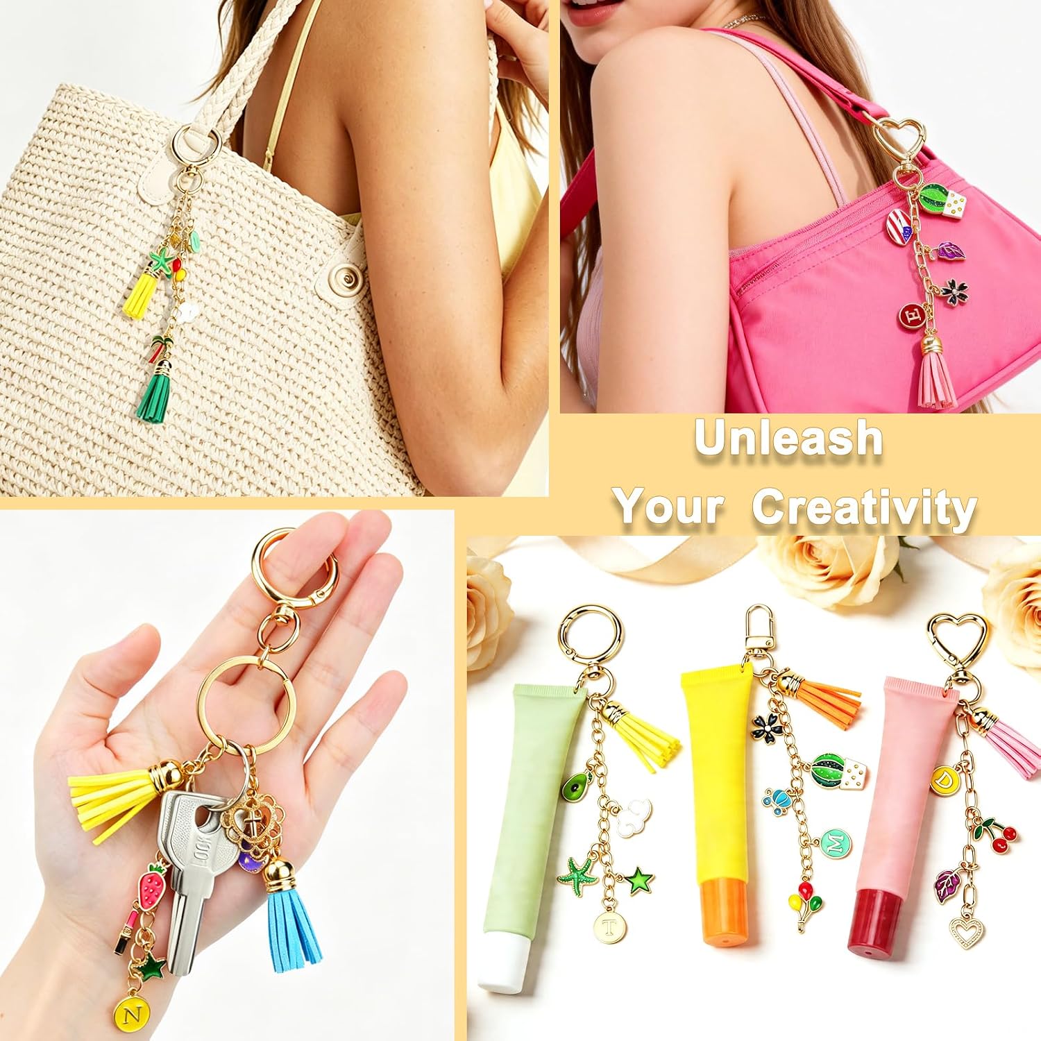 Thumbnail 1 de Keychain Making Kit, 440 Pieces