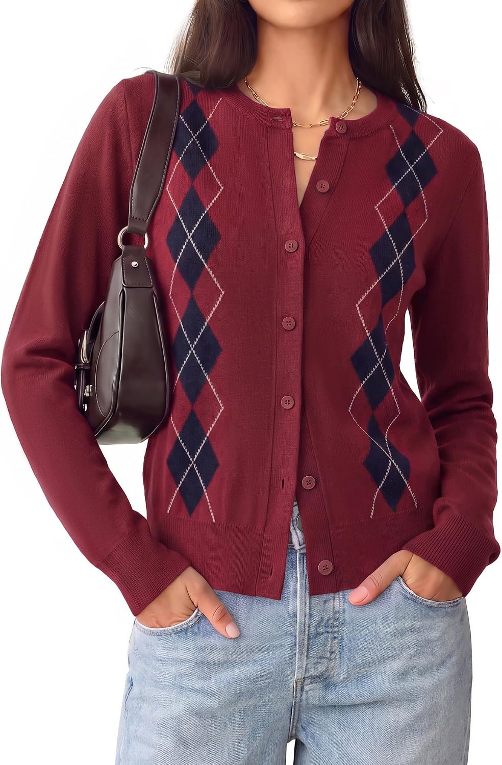 Detalle de GRACE KARIN Women's Knit Cardigan