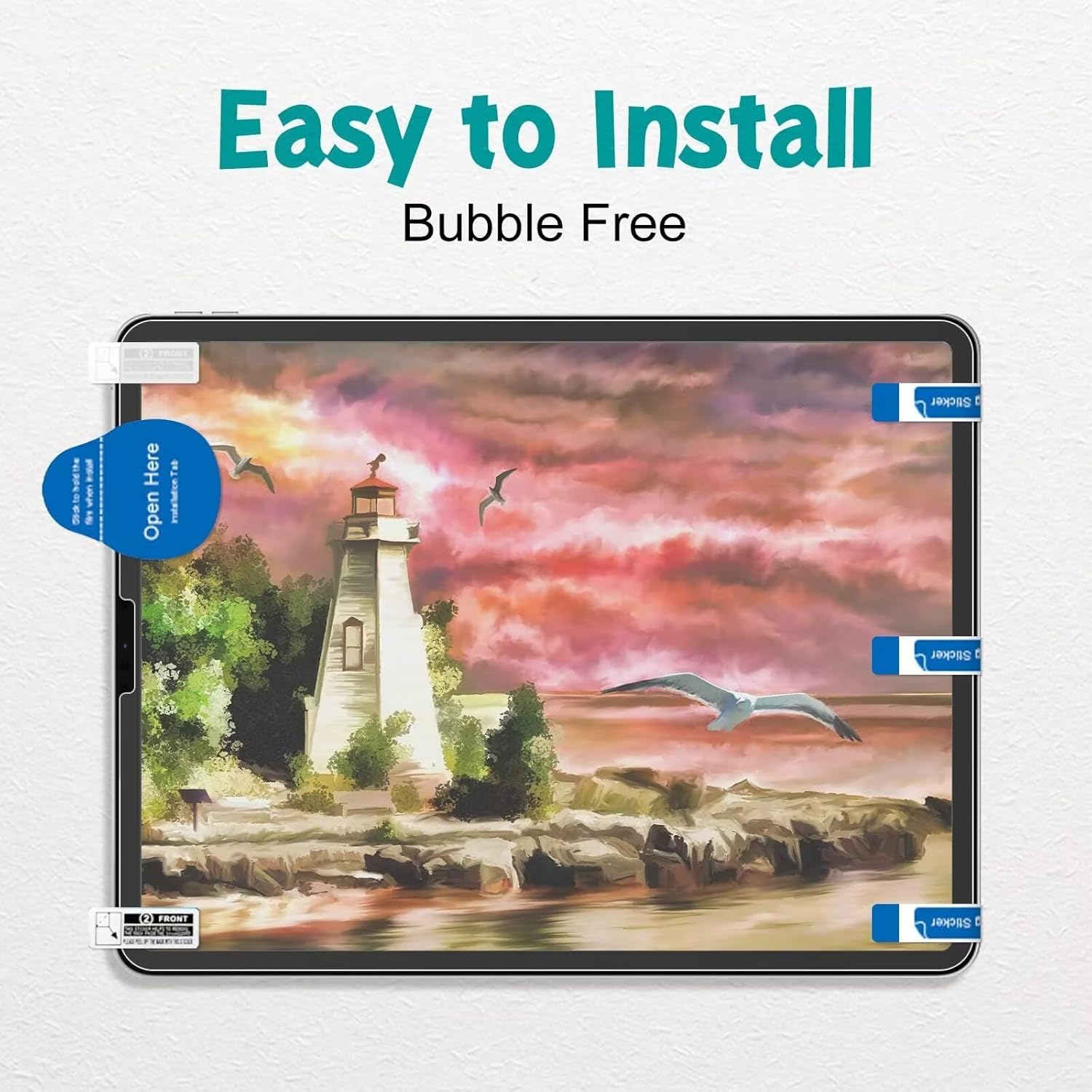 Thumbnail 5 de PAPERFEEL 2er Schutzfolie für iPad Air 13 Zoll (M4/M3/M2) – matt, blendfrei & anti-Fingerabdruck