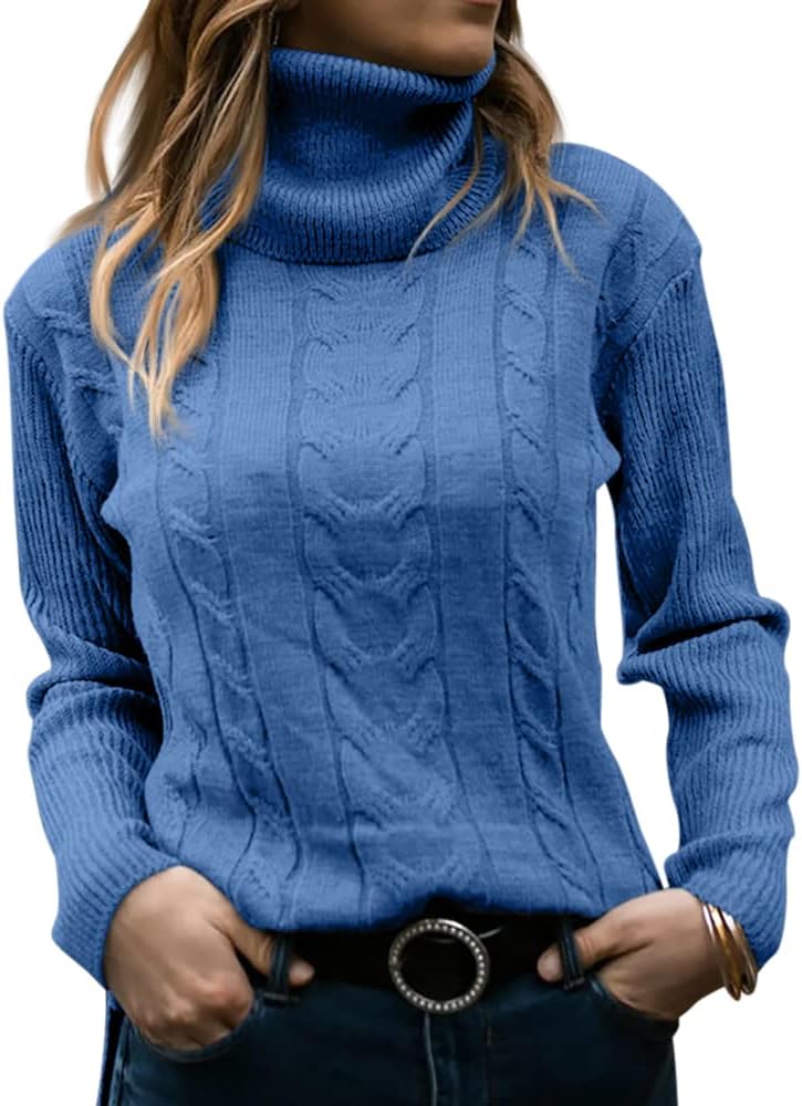 Detalle de GeGekoko Pullover Damen Rollkragen