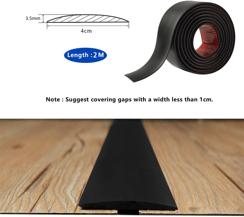 Detalle de 2M PVC threshold transition strip 4cm