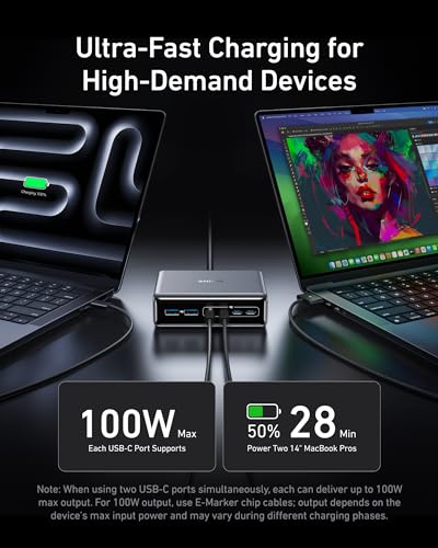 Detalle de Anker Prime 200W 6-Port GaN Charging Station: a practical multi-device USB-C charger