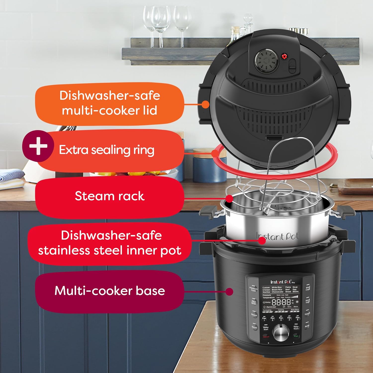 Thumbnail 5 de Instant Pot Pro 8-Quart Electric Pressure Cooker 🍲