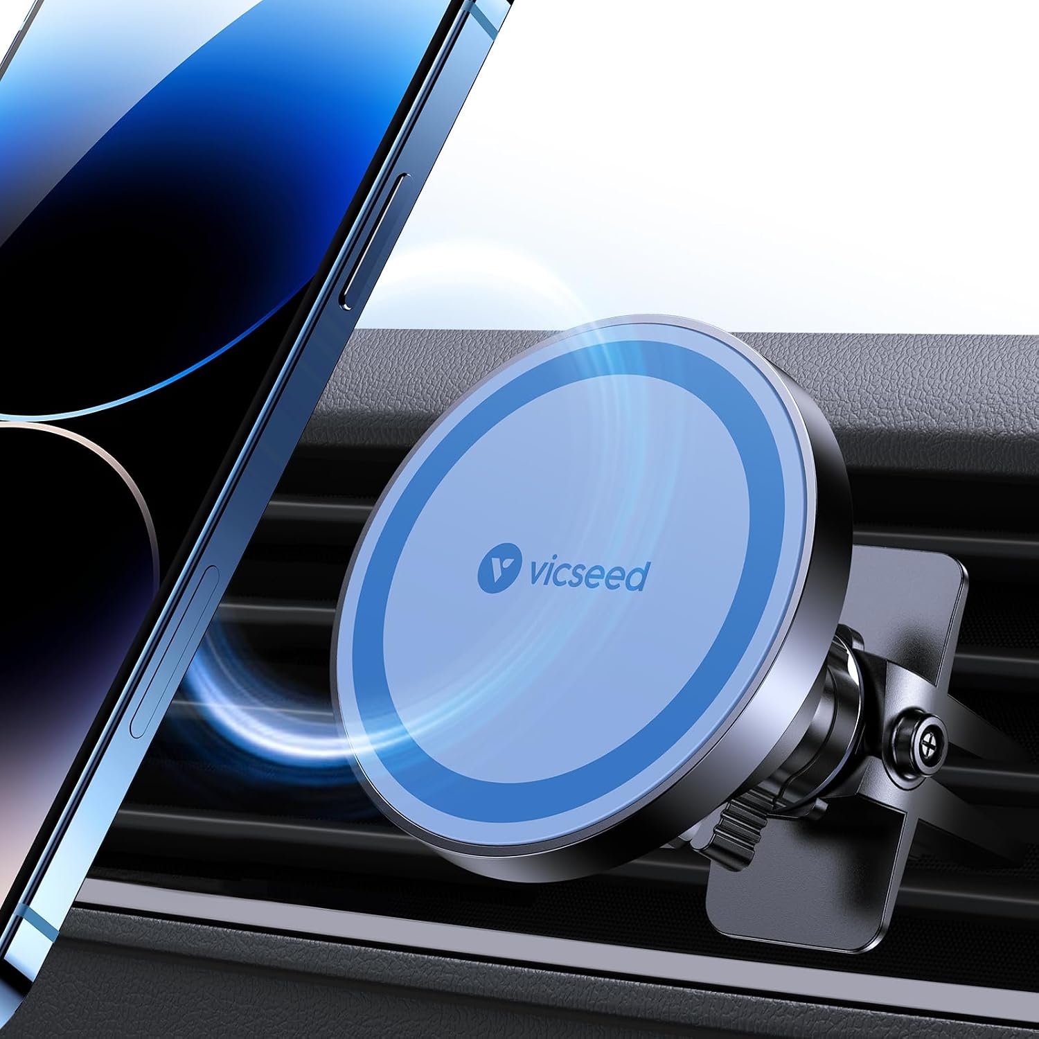 Thumbnail 6 de VICSEED Magnet-Handyhalterung fürs Auto mit 20 xN55 Magnet und 360° Schwenkkopf (für Magsafe & Smartphones)