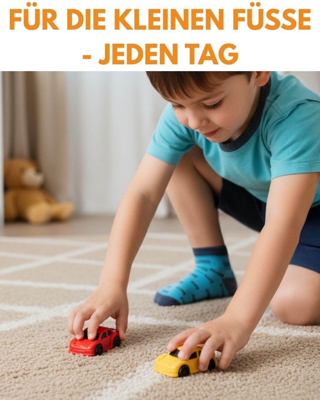 Thumbnail 6 de 10 Paar Kinder Sneaker Socken aus Baumwolle – Jungen & Mädchen