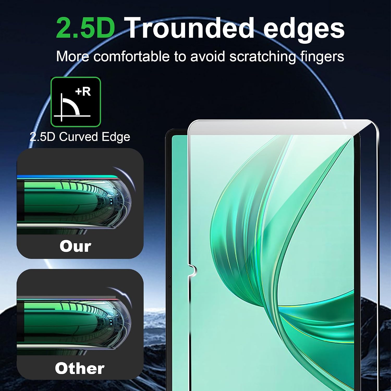 Thumbnail 2 de Rojeuinn Tempered Glass per Honor Pad X8a 11