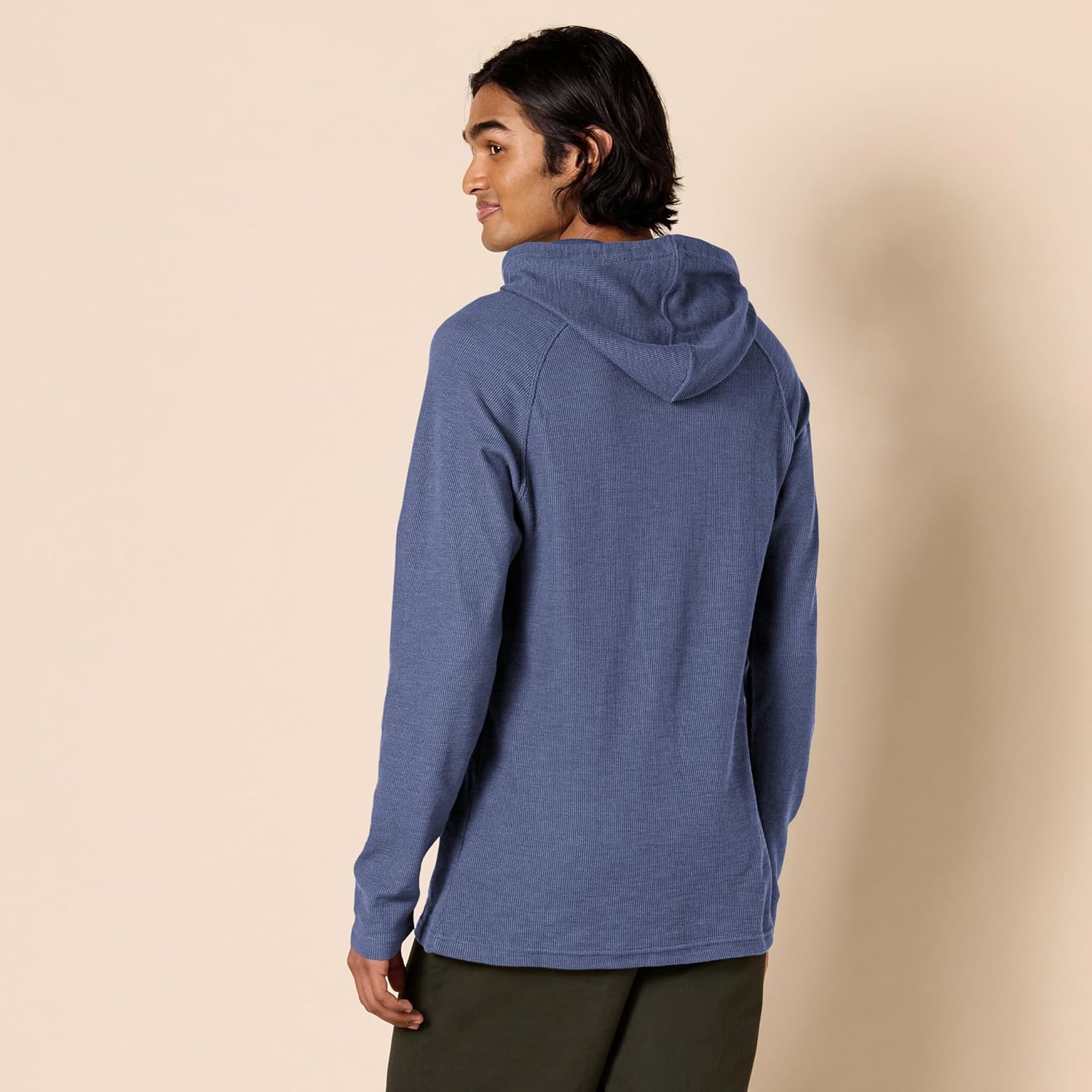 Thumbnail 1 de Amazon Essentials Men's Long-Sleeve Slub Thermal Pullover Hoodie (Previously Goodthreads)