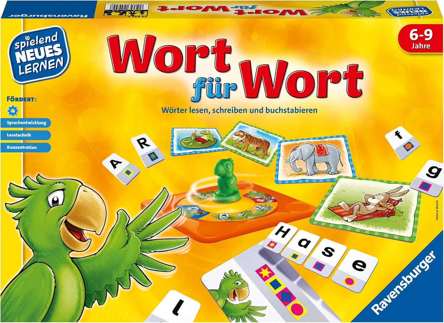 Detalle de Ravensburger Kinderspiel Wort für Wort – Lernspiel ab 6 Jahre