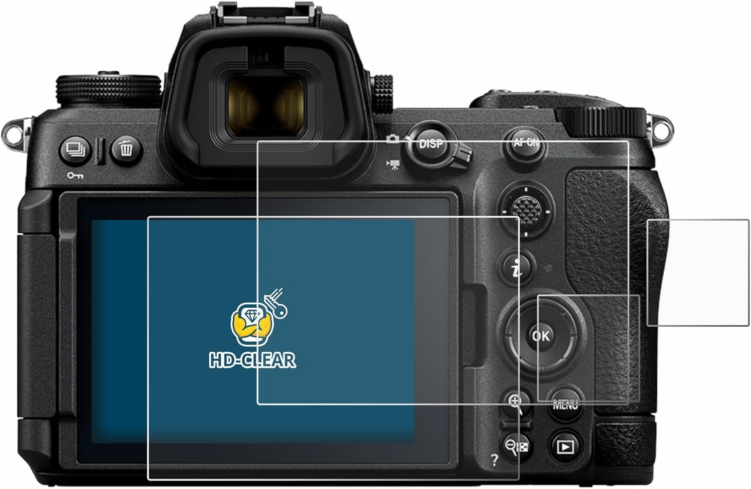 Detalle 2 de Brotect Pellicola Protettiva per Nikon Z6 III – Set da 2 pezzi, trasparente e anti-impronte