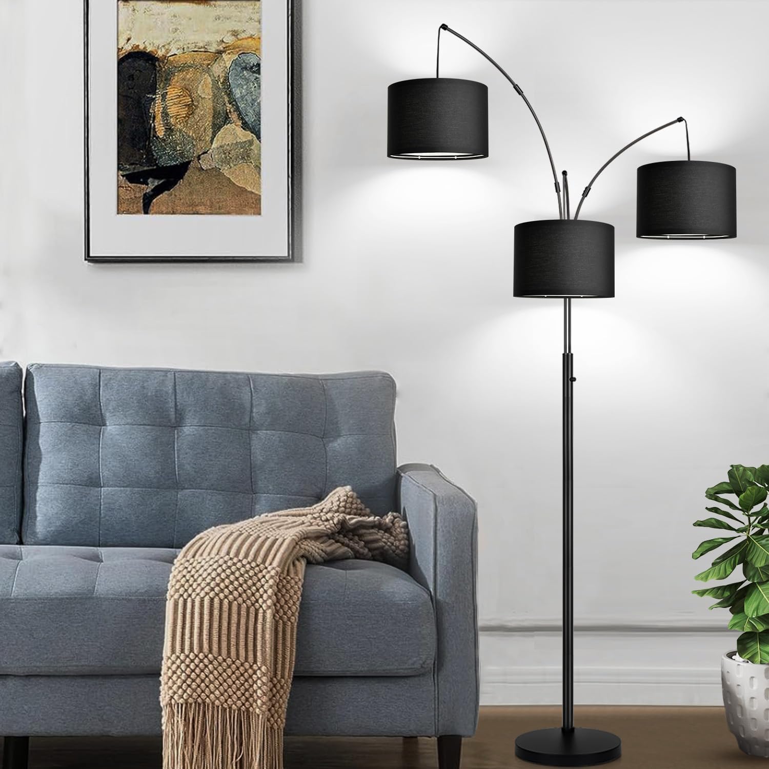 Thumbnail 6 de Arc Floor Lamp, 3 Lights