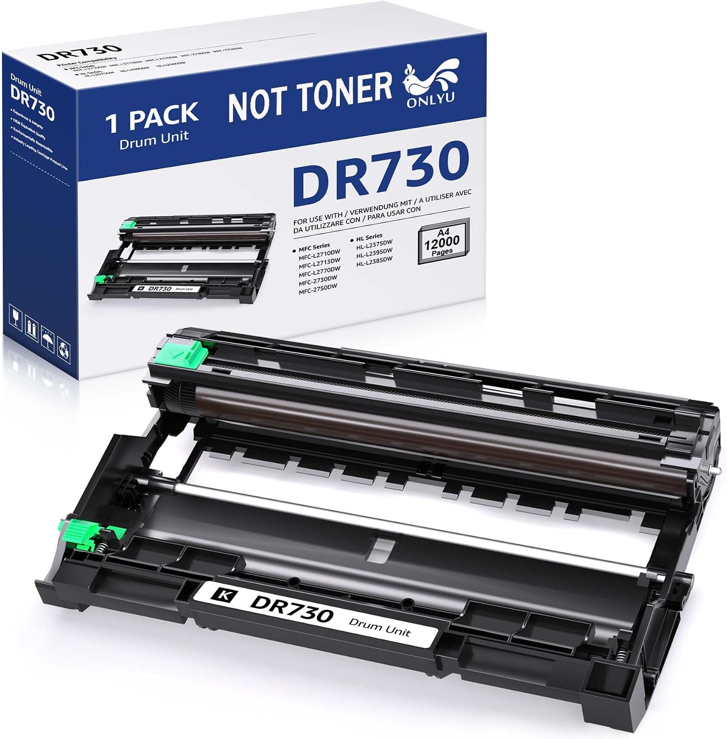 Detalle de DR730 drum unit replacement