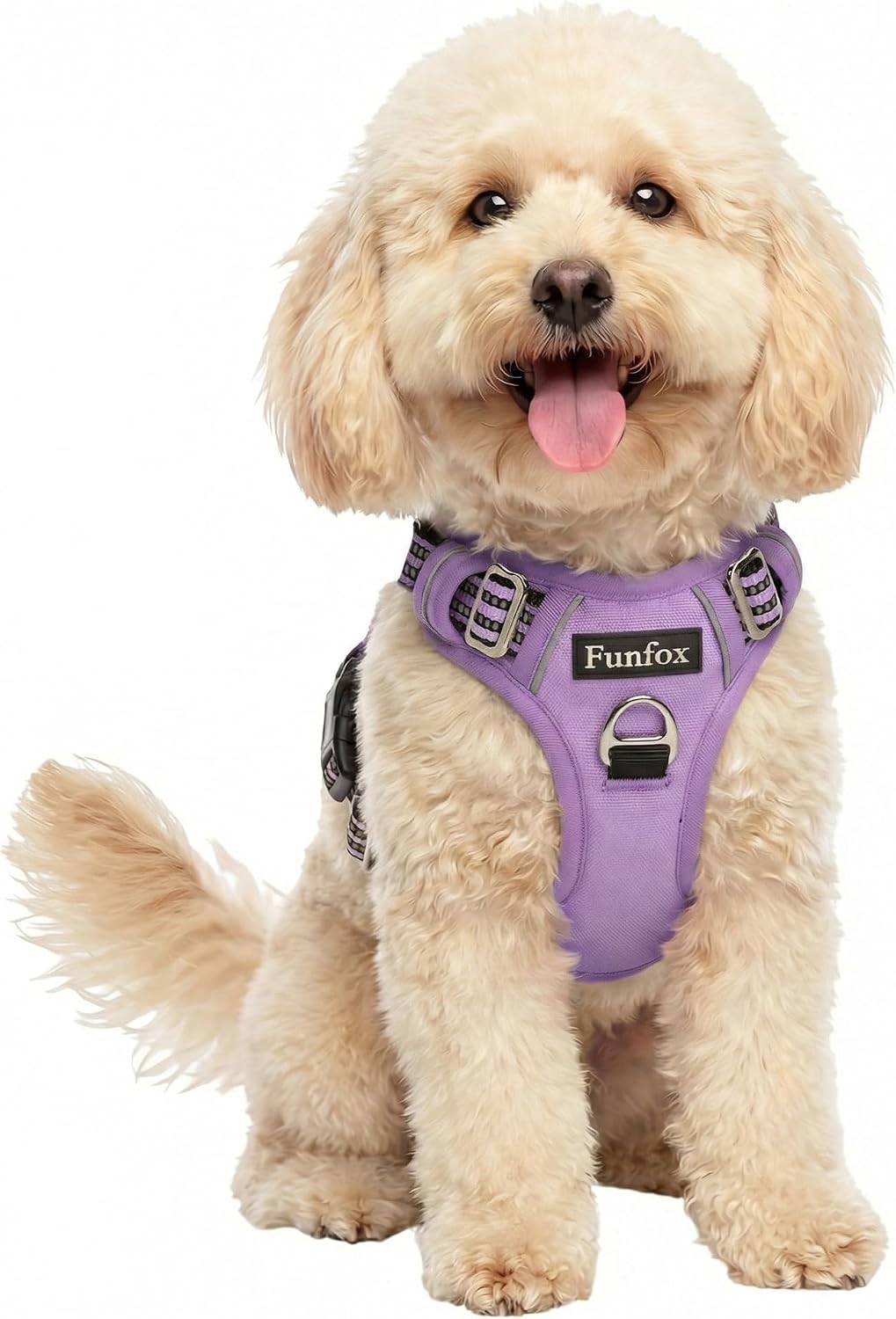 Detalle de Funfox Dog Harness 32 45 cm purple S