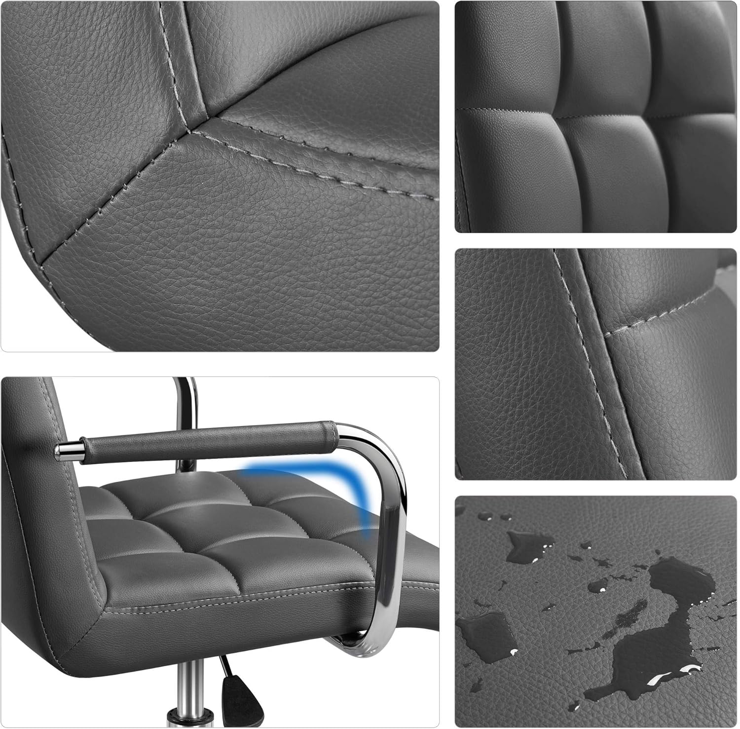 Detalle 2 de Yaheetech Sedia da Ufficio Ergonomica 120 kg