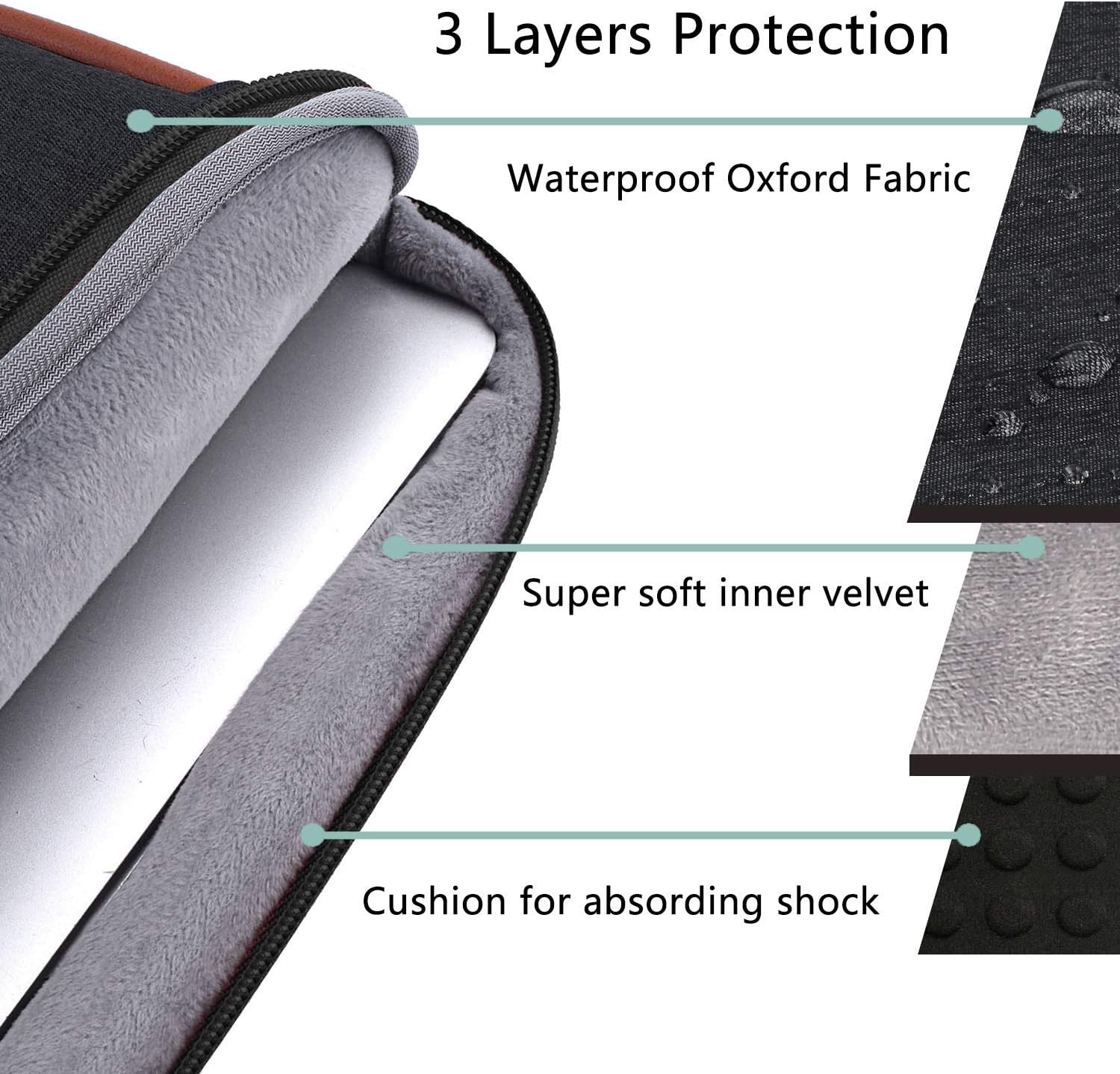 Thumbnail 4 de Voova Laptop Sleeve Case 15.6-inch waterproof sleeve