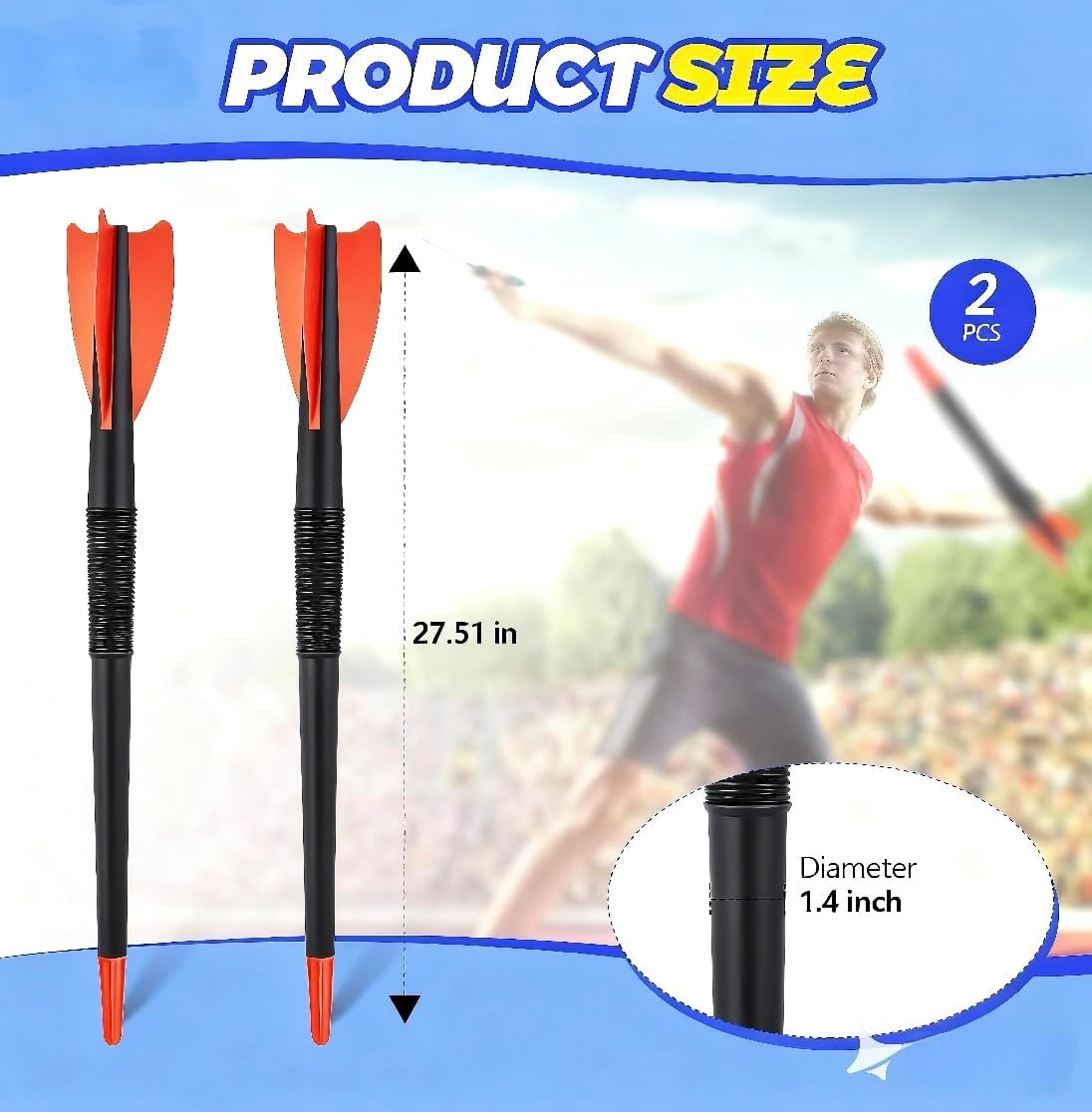 Thumbnail 1 de Milisten Training Javelin 2-Pack