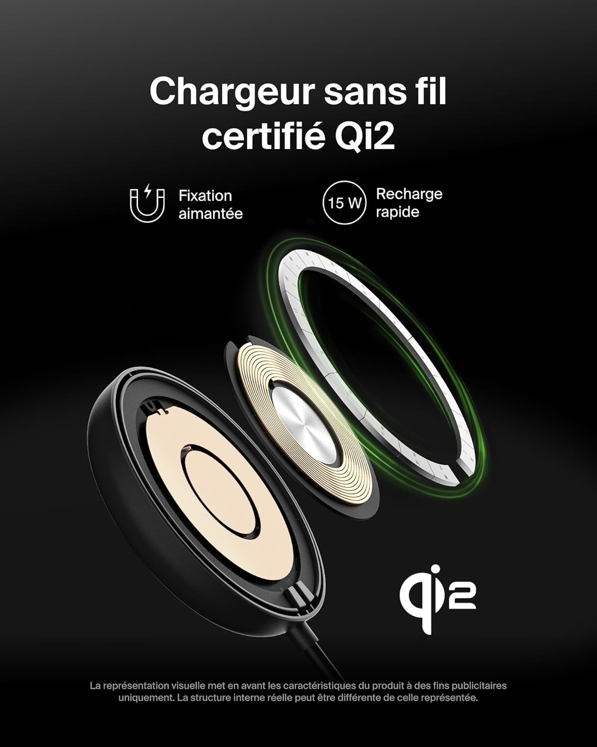 Detalle 2 de Belkin BoostCharge Pro 15W station de charge