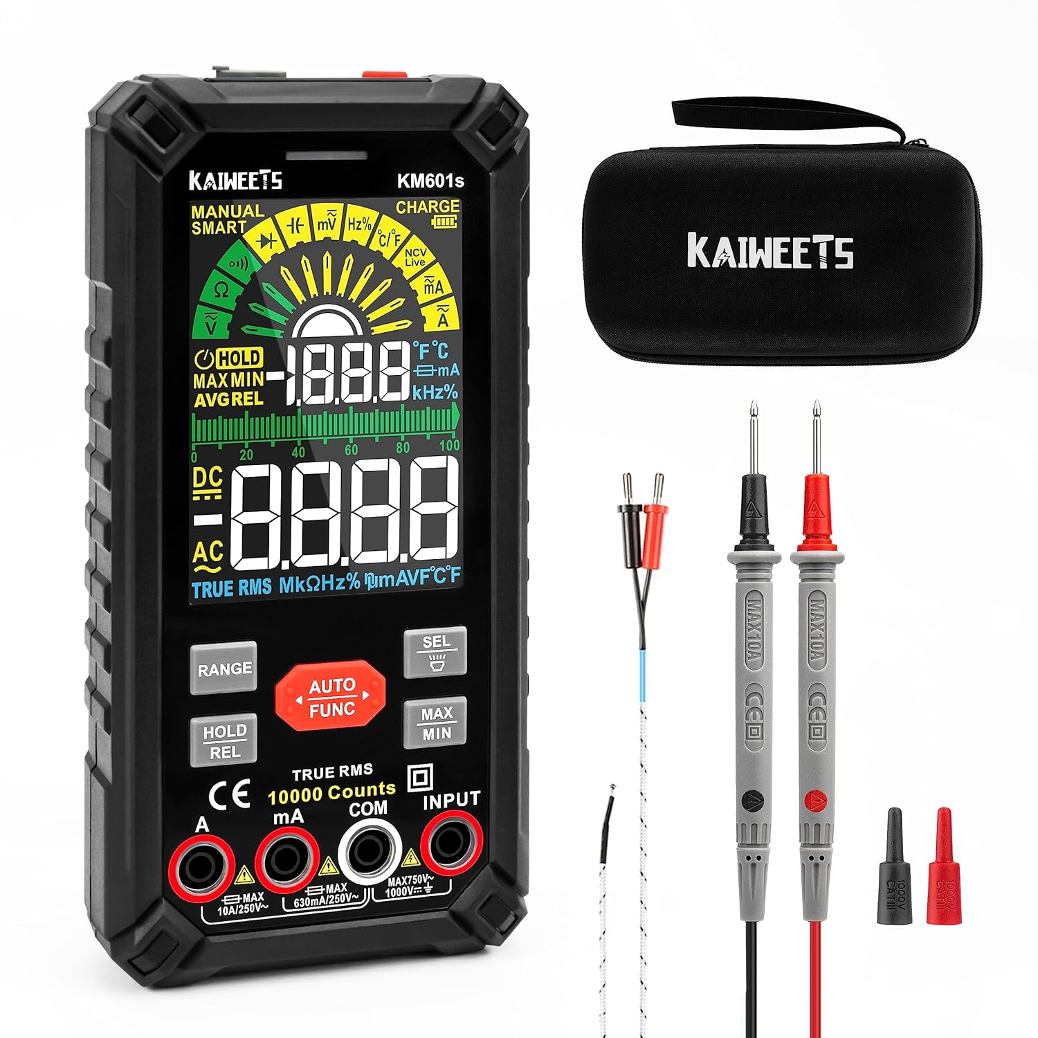 KAIWEETS KM601S Multimeter 10000 Zählungen