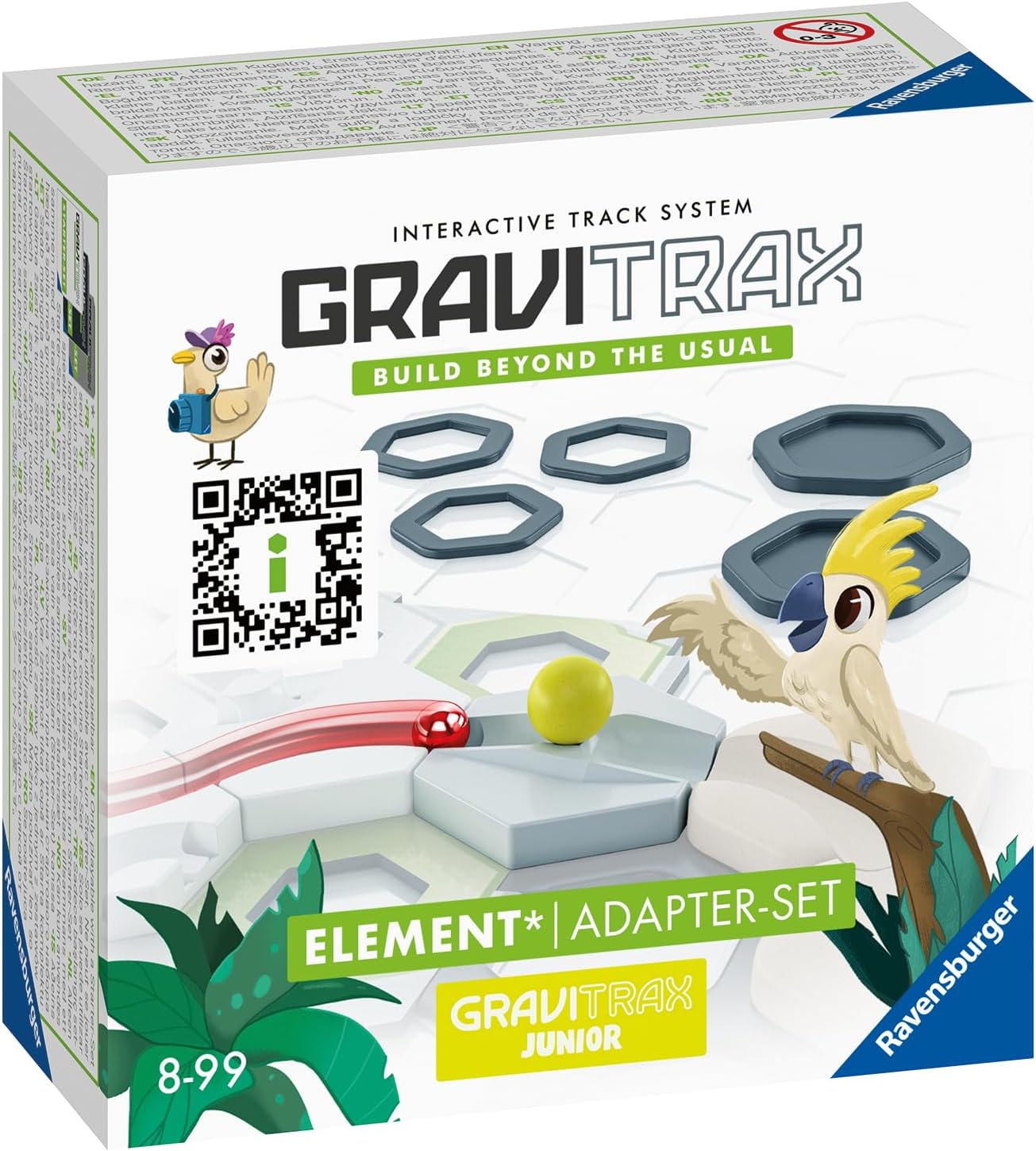 Detalle de Ravensburger GraviTrax Element Adapter-Set – Erweiterbares Murmelbahnsystem für Kinder ab 8 Jahren