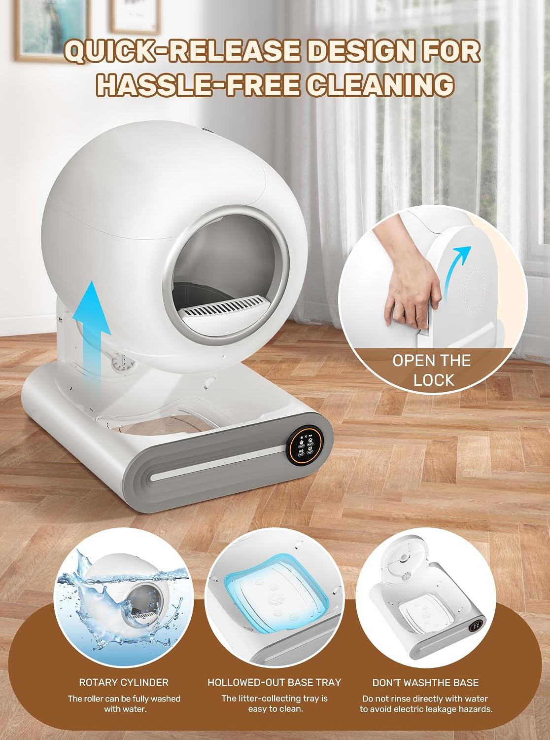 Thumbnail 5 de Automatic Litter Box 65L Capacity