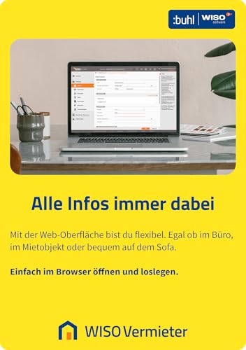 Detalle de Buhl Data Service GmbH WISO Vermieter 365 – Software für Nebenkosten- und Heizkostenabrechnungen