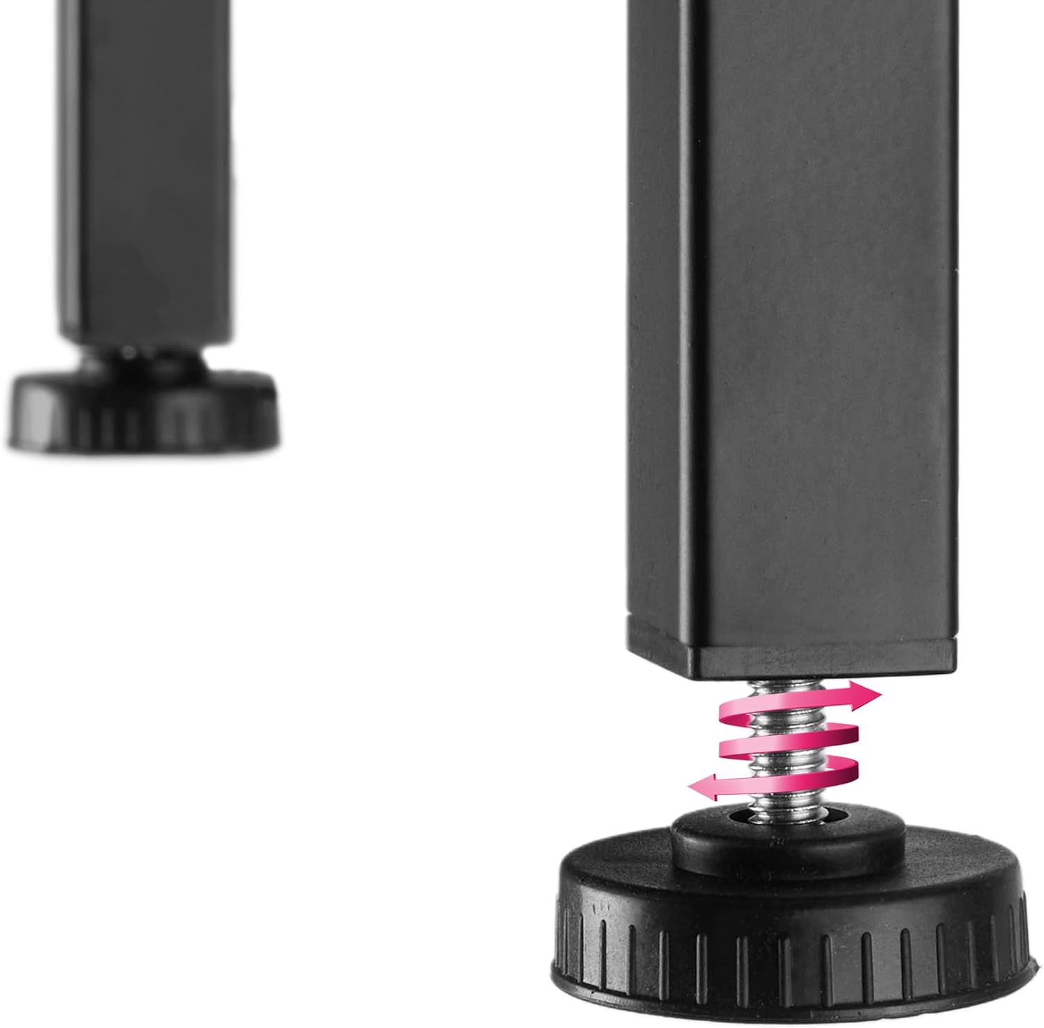 Detalle de tectake Carlow TV-bänk 110 × 41,5 × 50,5 cm i Sonoma-ek med svart stålram