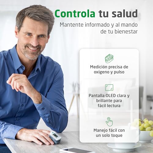 Detalle de Medisana PM 100: oxímetro de pulso y saturación de oxígeno en sangre