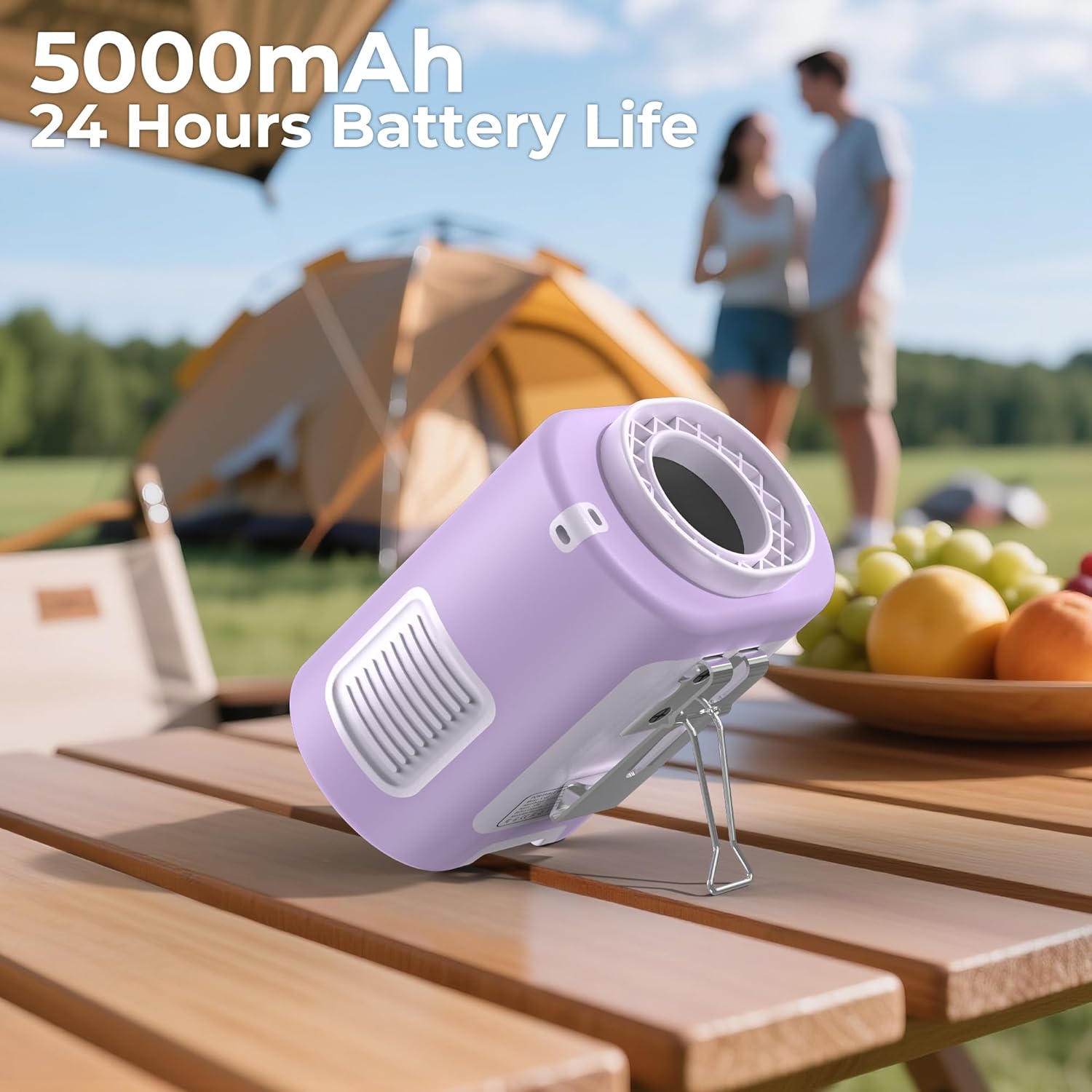 Thumbnail 2 de AMACOOL Mini Portable Waist Fan Clip-On: 13000 RPM Personal Cooling for Outdoors