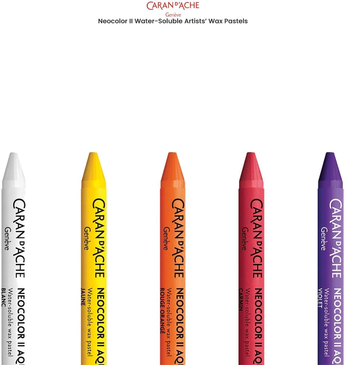 Thumbnail 2 de Caran d’Ache Neocolor II 7500330 : lot de 30 crayons de couleur (pastels à la cire solubles dans l’eau)